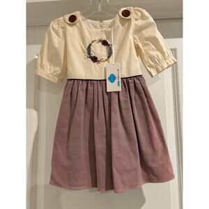 Evies Closet Lavender Corduroy Dress Size 2 NWT